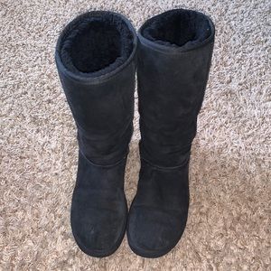 Tall black Ugg boots